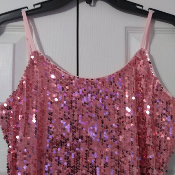 Babeyond Sparkly Pink Cocktail Party Dress NEW Sz XL(Juniors) or M - Picture 4 of 11